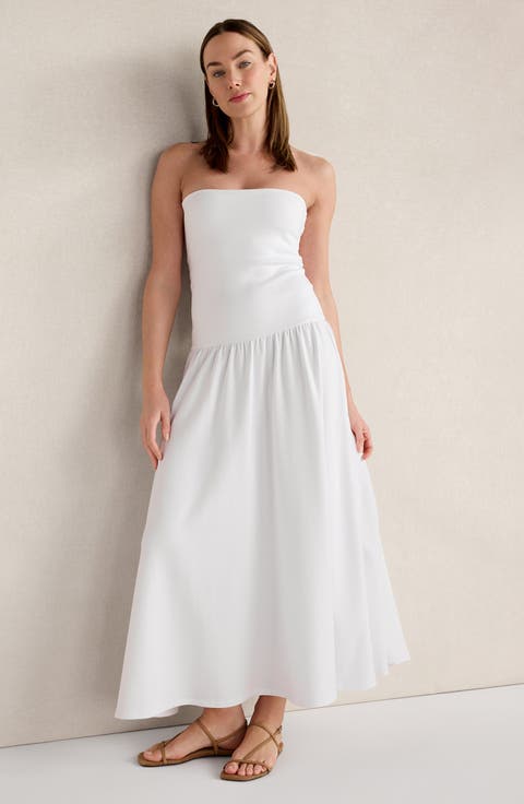 Organic Cotton Modal Strapless Dress