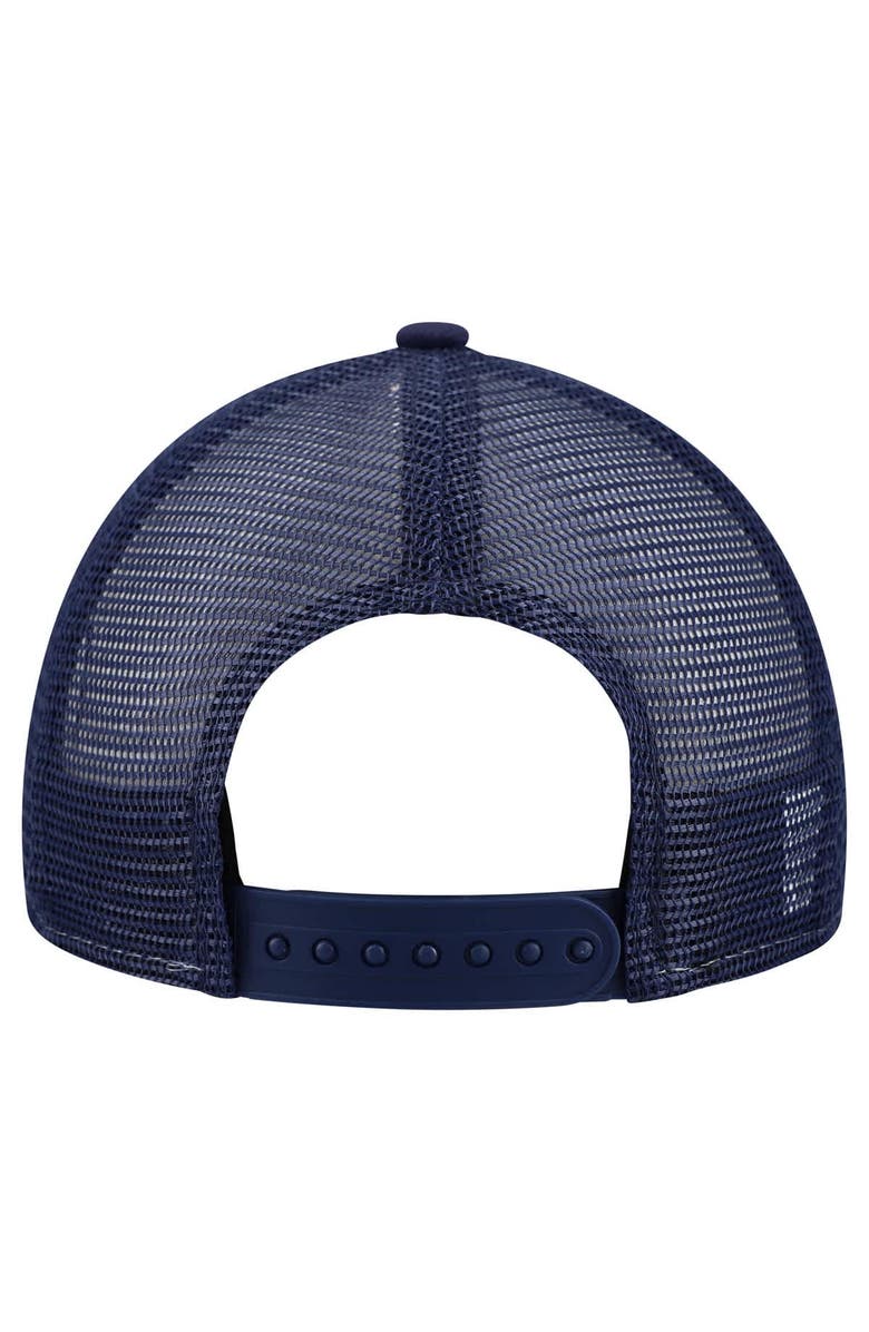 New Era Youth New Era Light Blue Los Angeles Lakers Colorpack 9FORTY A-Frame Trucker Adjustable Hat, Alternate, color, Light Blue