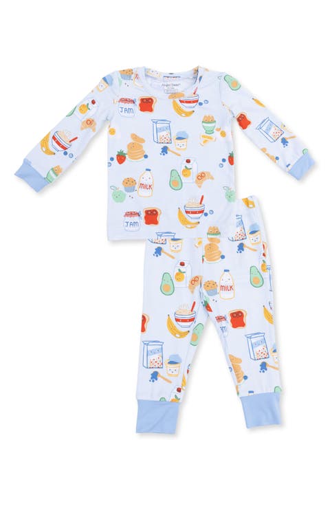 Kids' Breakfast Fitted Two-Piece Pajamas