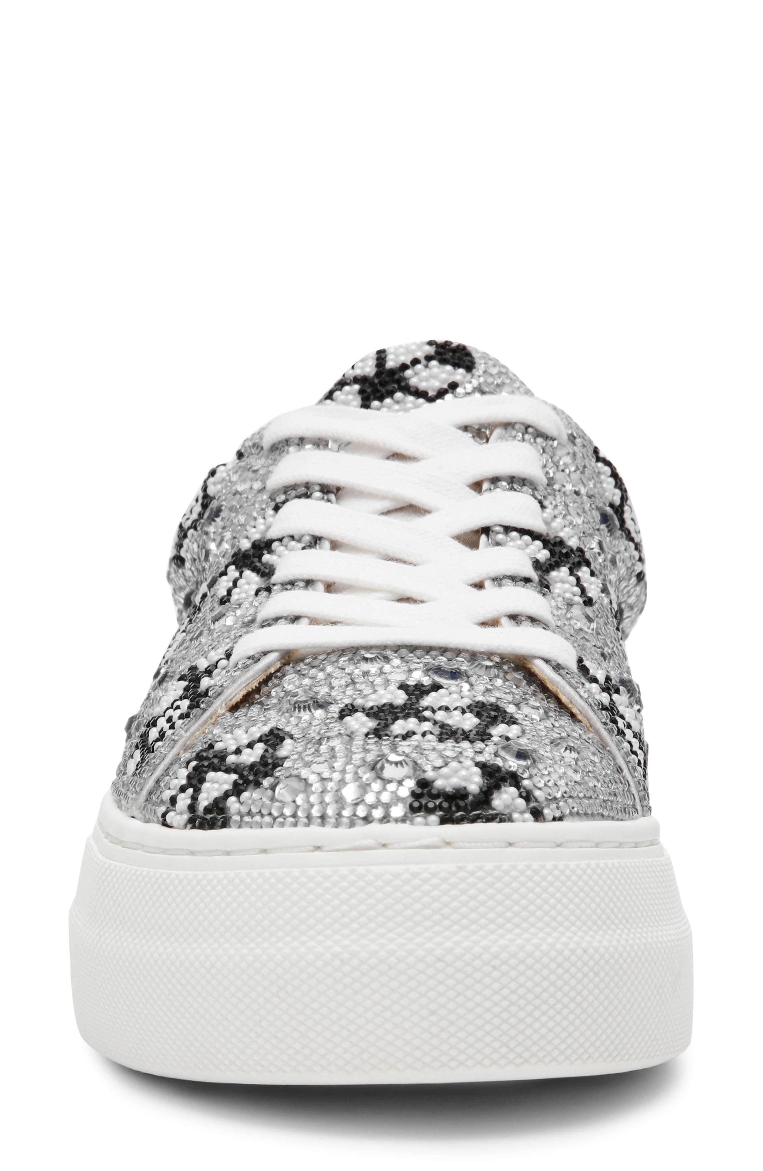 Betsey Johnson Sidny Platform Sneaker, Alternate, color, Soccer Ball
