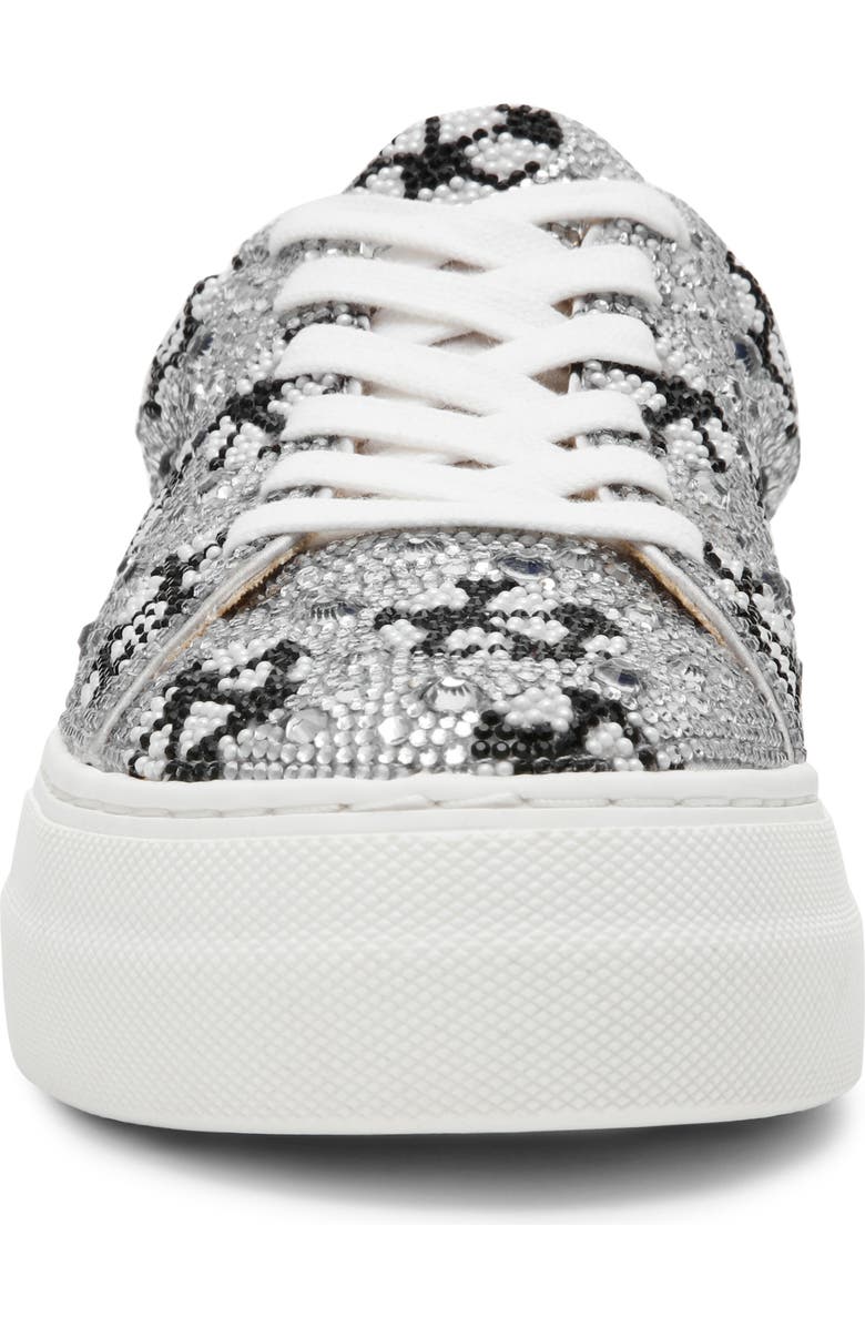 Betsey Johnson Sidny Platform Sneaker, Alternate, color, Soccer Ball