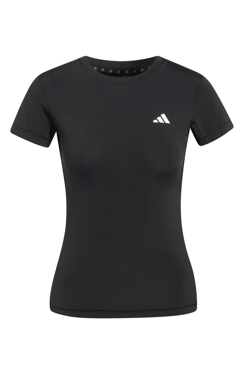 adidas Power Essentials Workout Contour T-Shirt, Alternate, color, Black