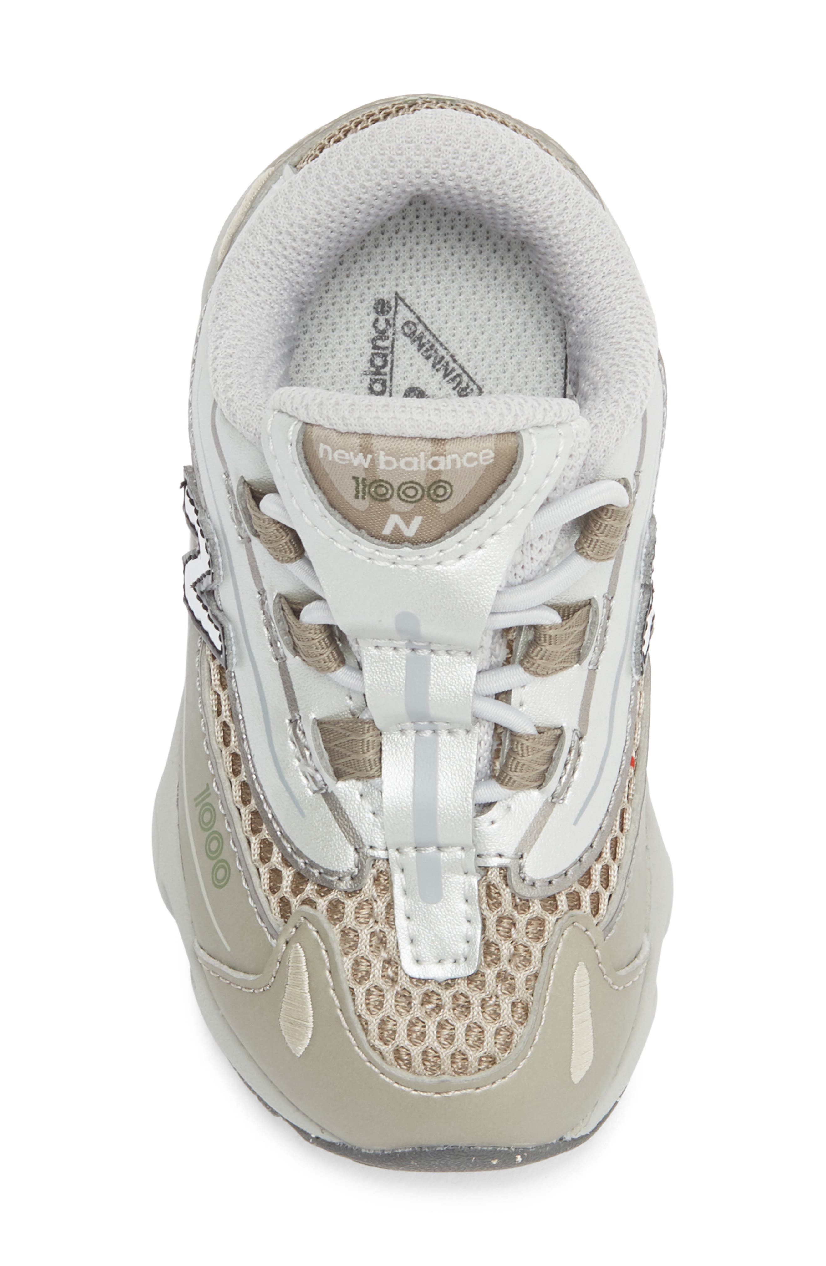 New Balance Kids' 1000 Sneaker, Alternate, color, Arid Stone/ Silver Metallic