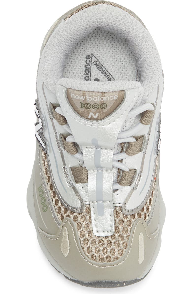 New Balance Kids' 1000 Sneaker, Alternate, color, Arid Stone/ Silver Metallic