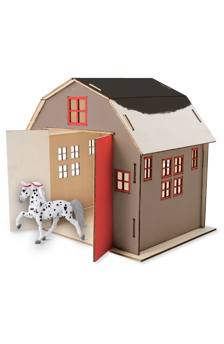 Breyer Horses Paint Your Own Barn And Horse, Alternate, color, Off-White