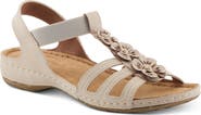 Flexus by Spring Step Adede Floral T-Strap Sandal