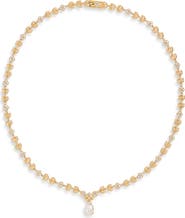 Nadri Pavé Leaf Necklace
