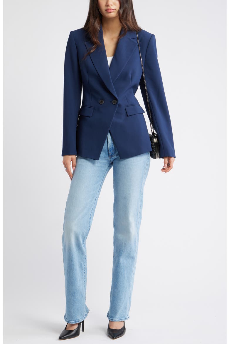 The Icon Hourglass Blazer, Alternate, color, NAVY IRIS