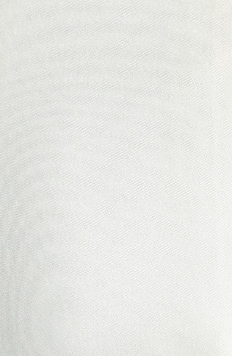 Amsale Preston Silk Magnolia Sheath Wedding Dress, Alternate, color, 