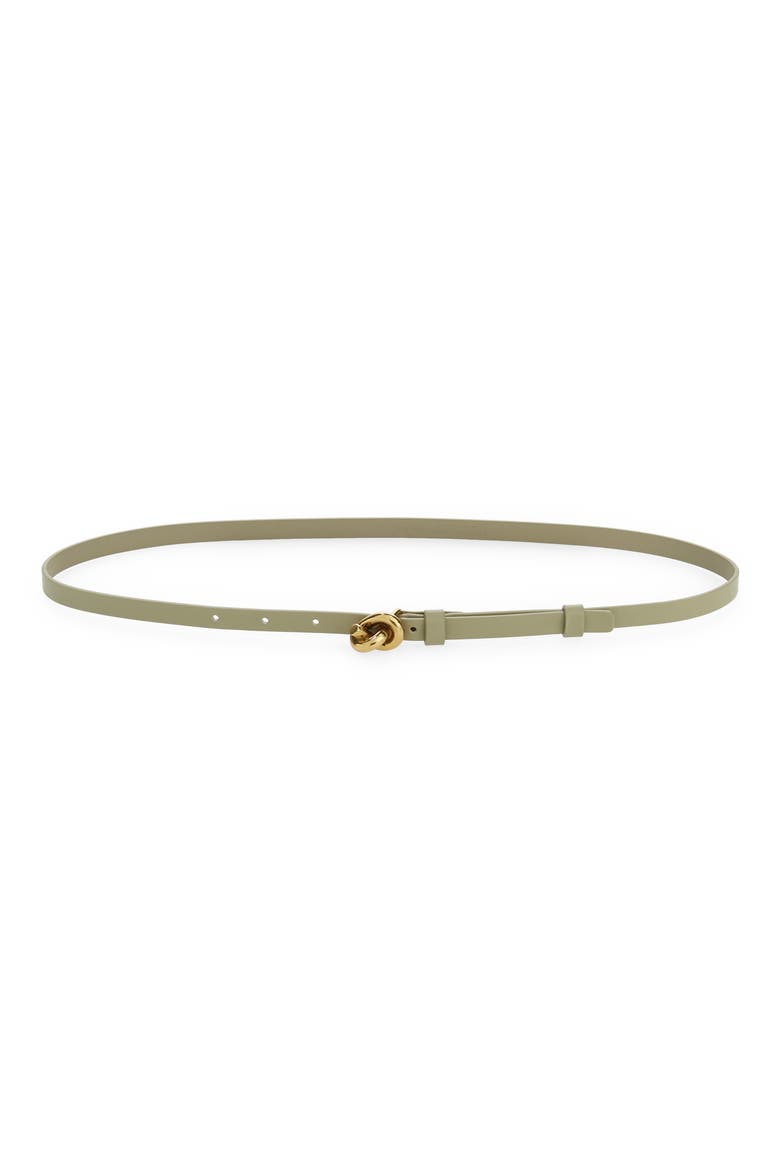 Cintura Leather Belt, Main, color, 2929 TRAVERTINE-MUSE BRA