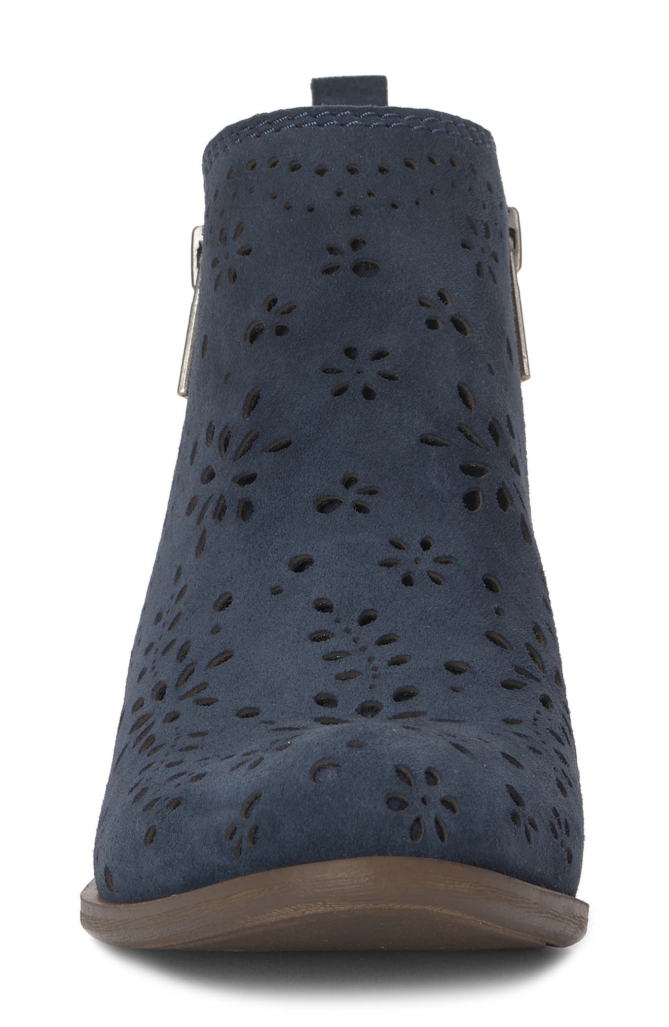 Lucky Brand Basel Bootie, Alternate, color, Navy Blazer Torsue