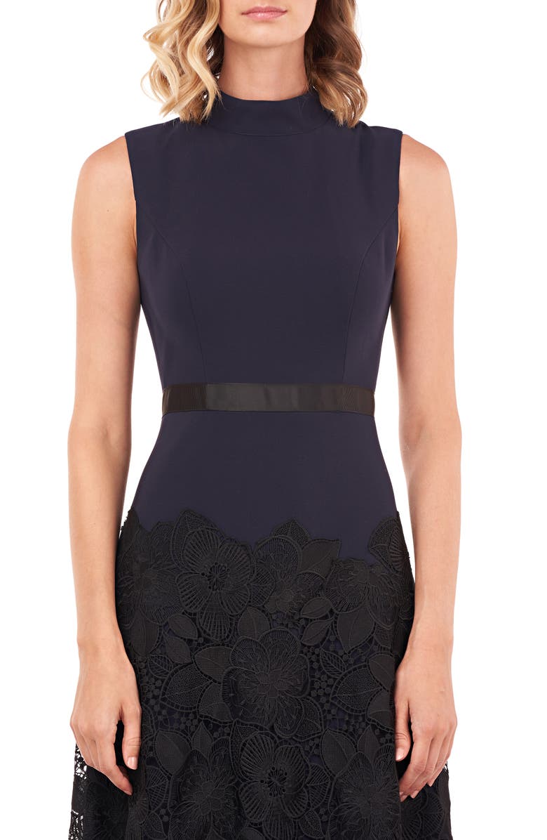 Kay Unger Ellie Lace A-Line Gown, Alternate, color,