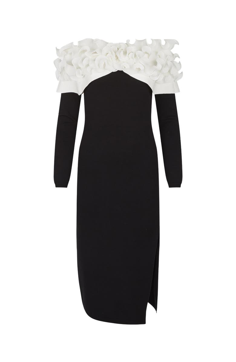 Anne Fontaine Andalouse Dress, Main, color, Black/White