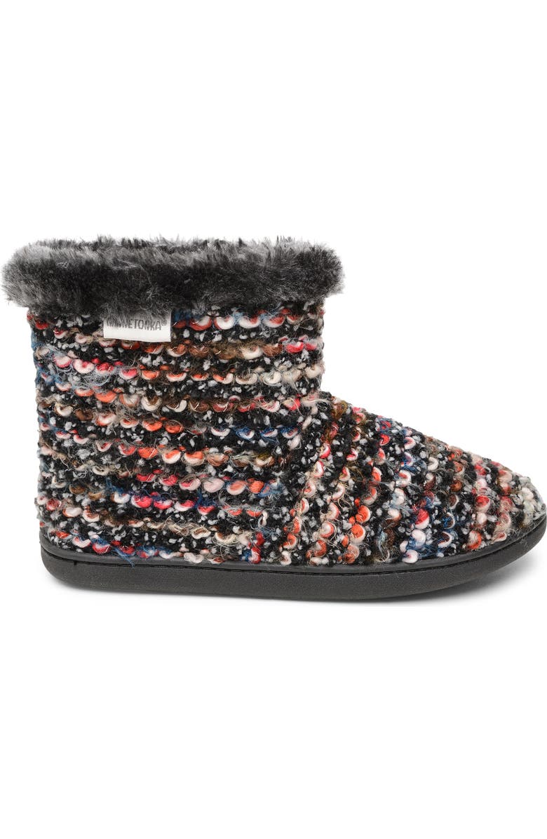 Minnetonka Betty Bootie, Alternate, color, Midnight Knit