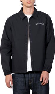 PLEASURES Neural Logo Graphic Coach's Jacket