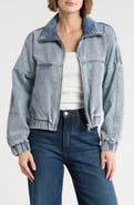 Vigoss Dad Denim Bomber Jacket