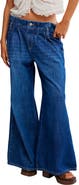 Free People Forager High Waist Superwide Leg Jeans