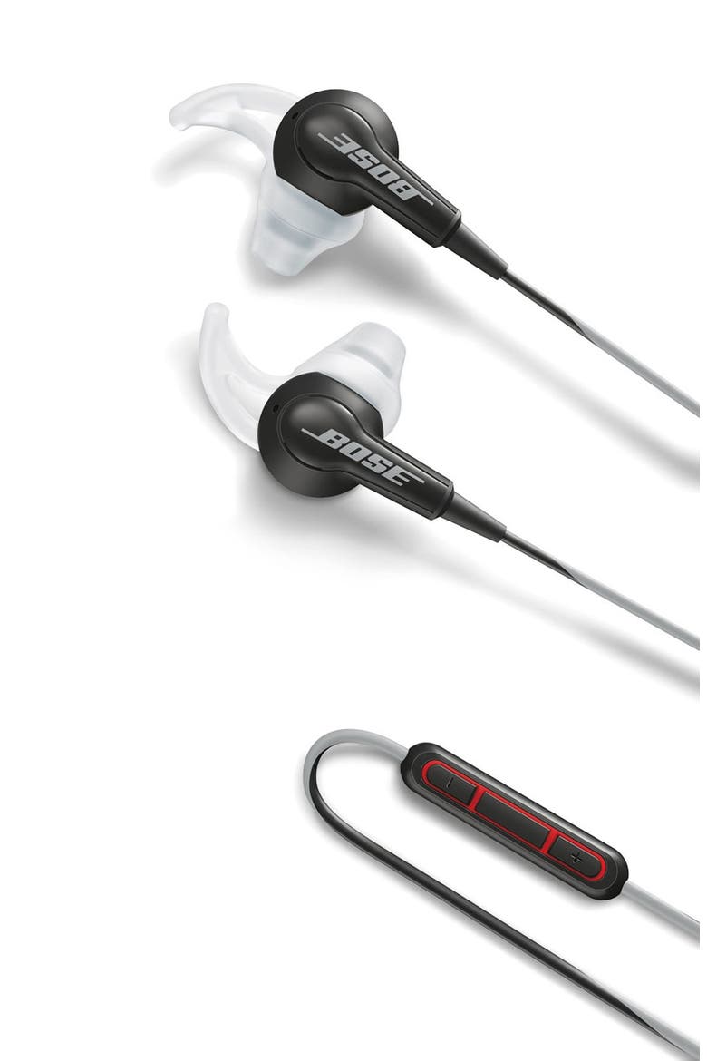 SoundTrue™ In-Ear iOS Headphones, Main, color, BLACK