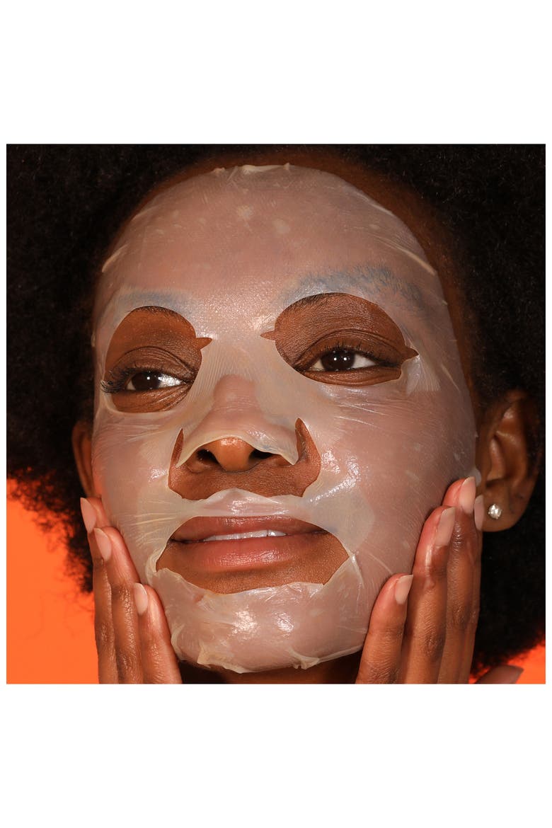 Vitamin C Lactic Biocellulose Brightening Treatment Mask, Alternate, color, NO COLOR