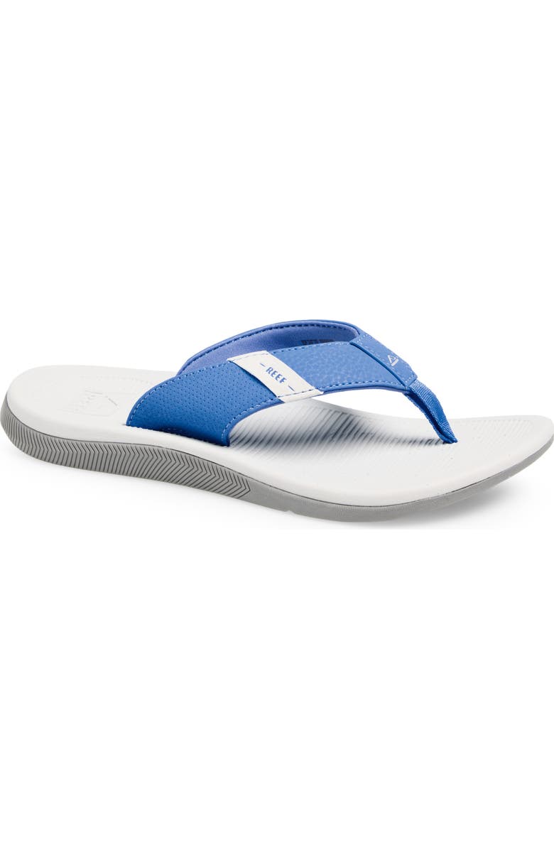 Reef Kids' Santa Ana Flip Flop, Main, color, Light Blue/ Light Grey