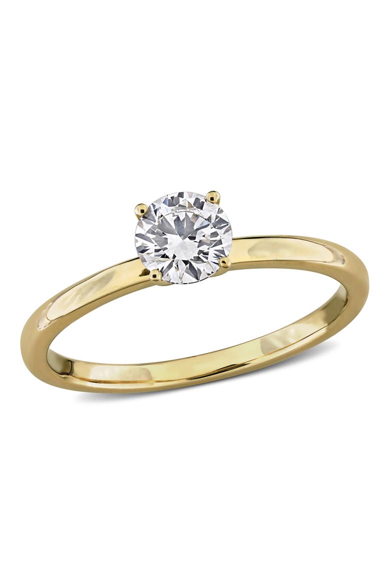 1/2 CTW Lab-Grown Diamond Solitaire Ring 14k, Main, color, Yellow Gold