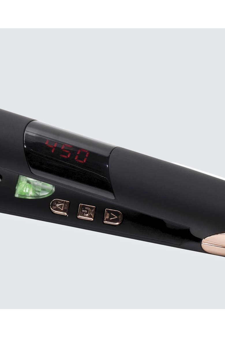 IR2 Infrared Flat Iron - 1", Alternate, color, Black With Rose Gold