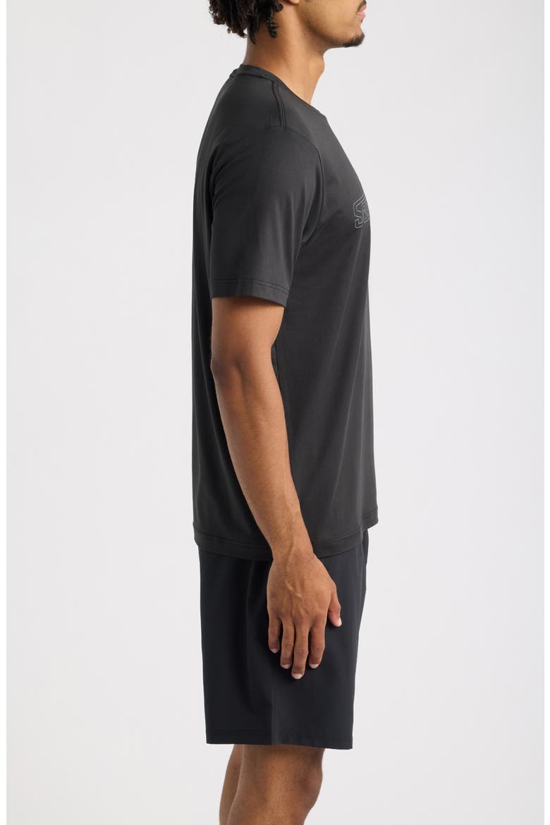 Italia Tech T-Shirt, Alternate, color, BLACK
