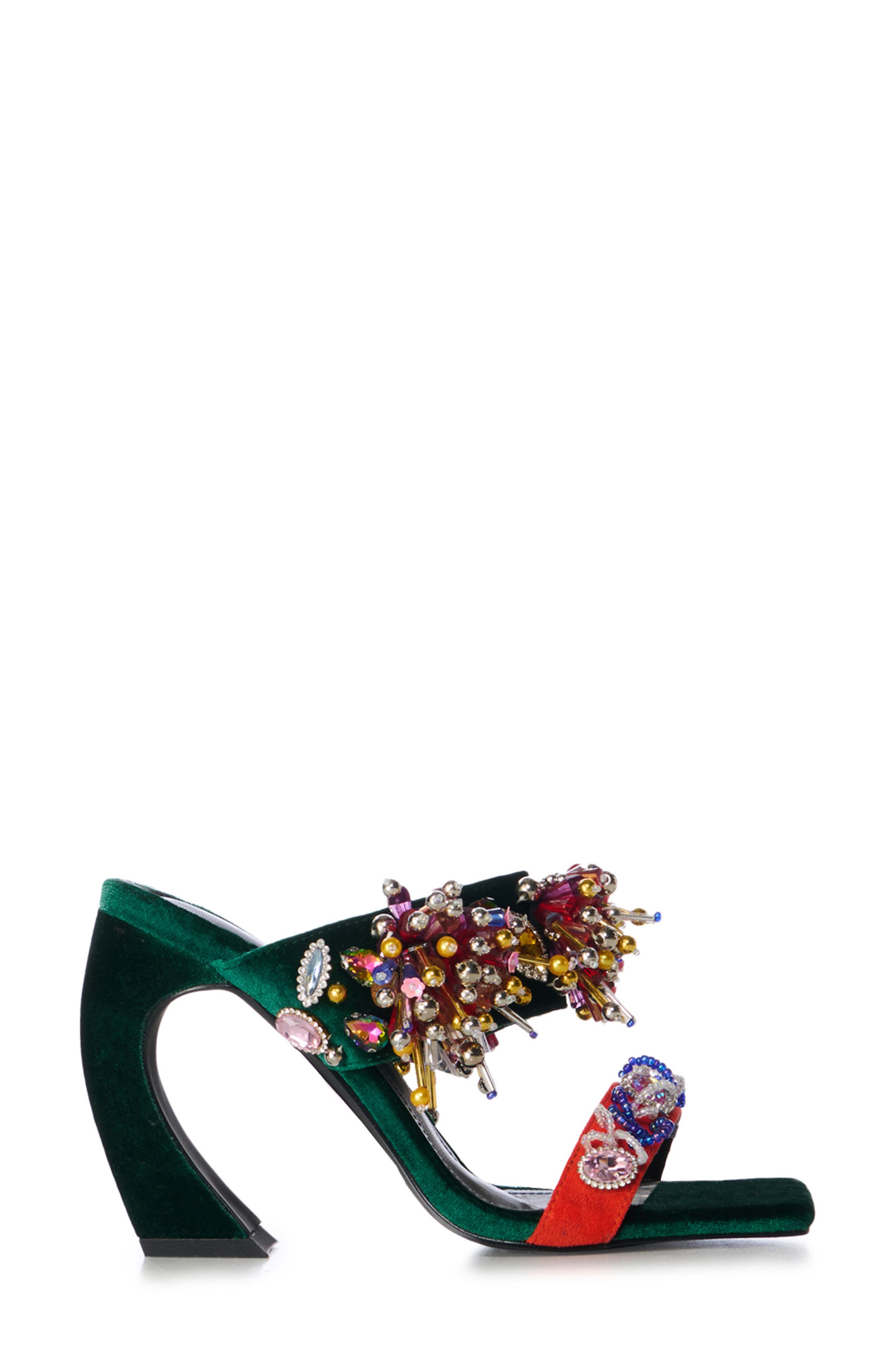 AZALEA WANG Greenberry Slide Sandal, Alternate, color, 