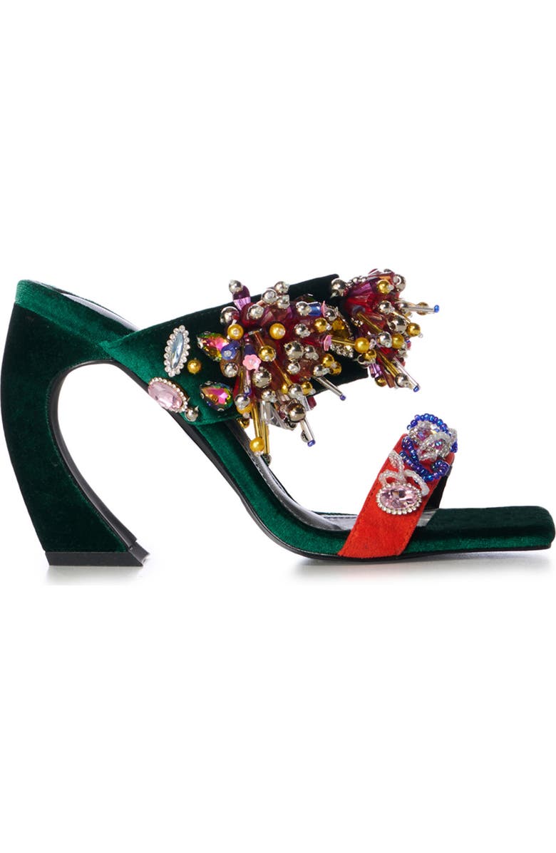 AZALEA WANG Greenberry Slide Sandal, Alternate, color,