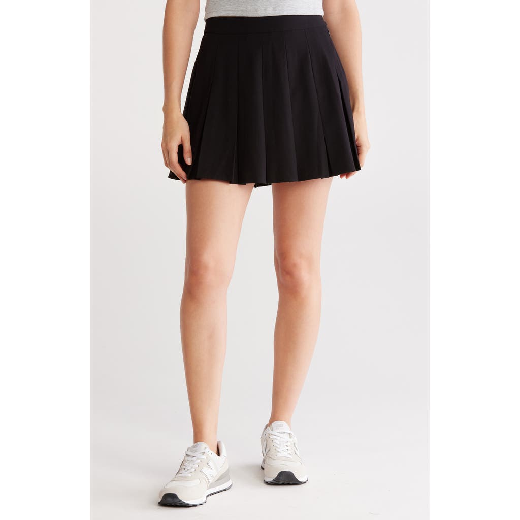 Abound Pleated Miniskirt In Black