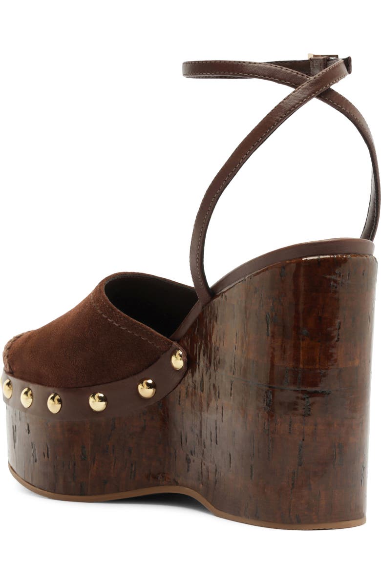 Schutz Kayana Platform Wedge Clog, Alternate, color, Root Brown