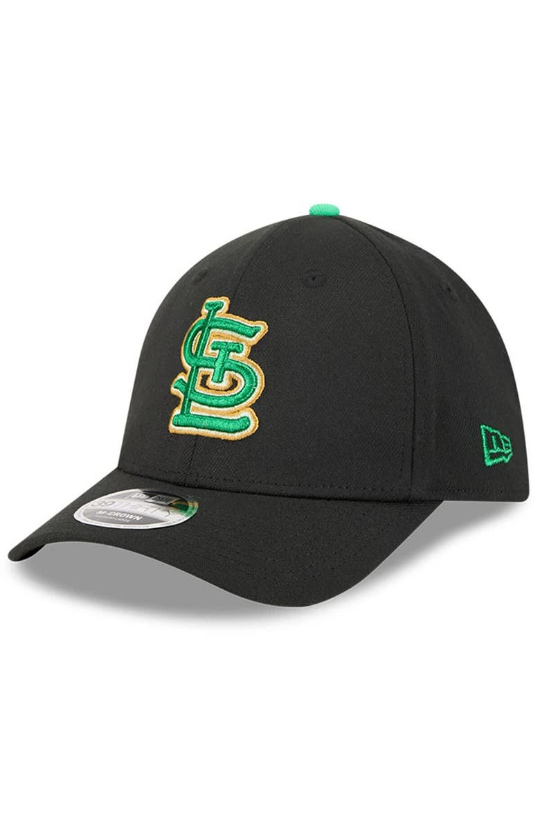 New Era Men's New Era  Black St. Louis Cardinals 2026 St. Patrick's Day 39THIRTY Flex Hat, Alternate, color, Black