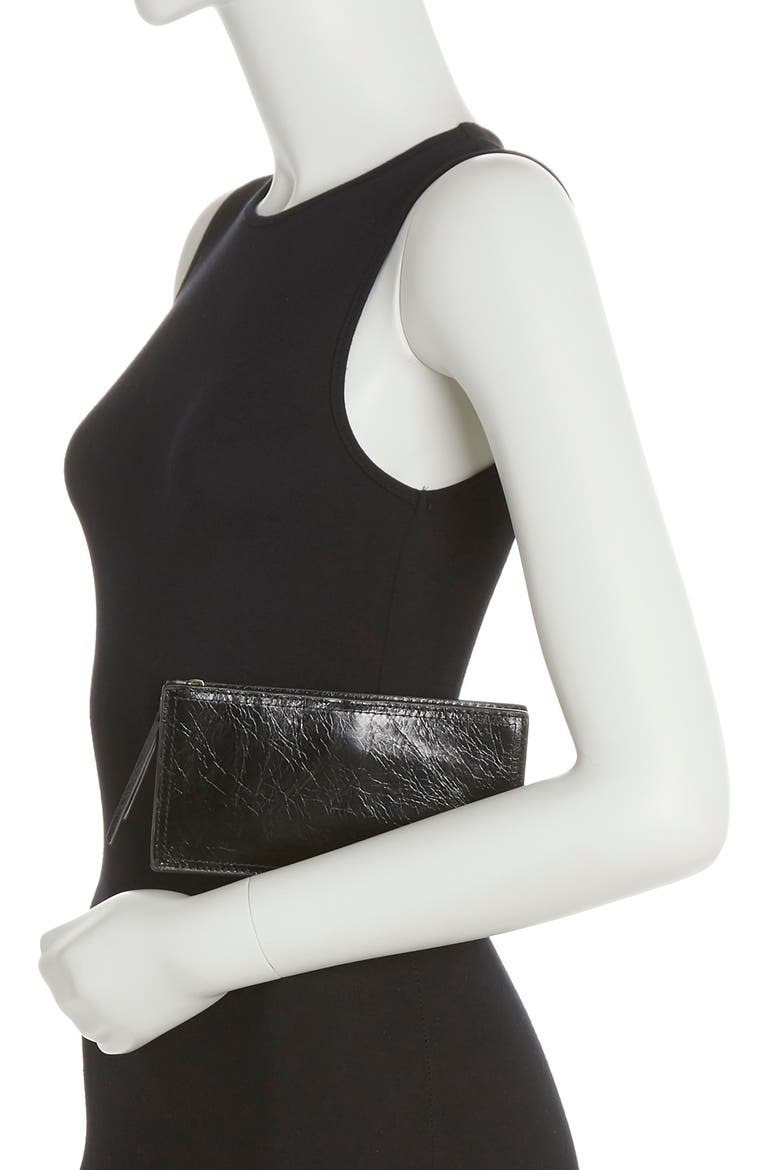 Gracie Leather Wallet, Alternate, color, BLACK