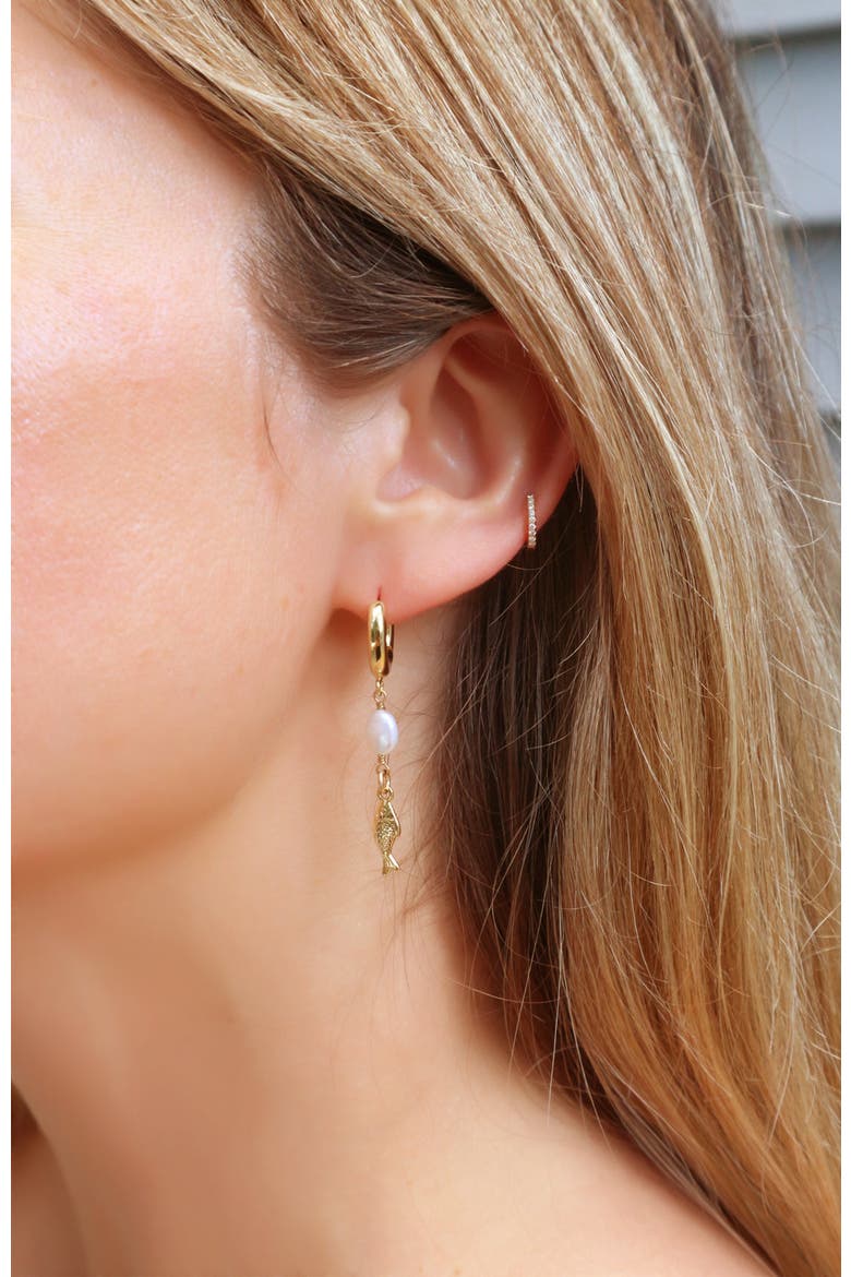 The Gigi Earrings, Alternate, color, Gold