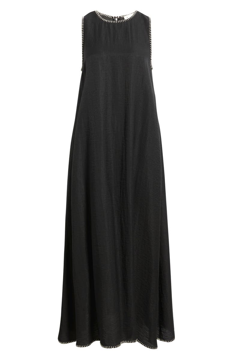 A.REN Clio Sleeveless Maxi Dress, Alternate, color, Black