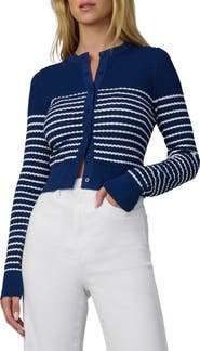 Joe's The Dani Stripe Pointelle Cardigan