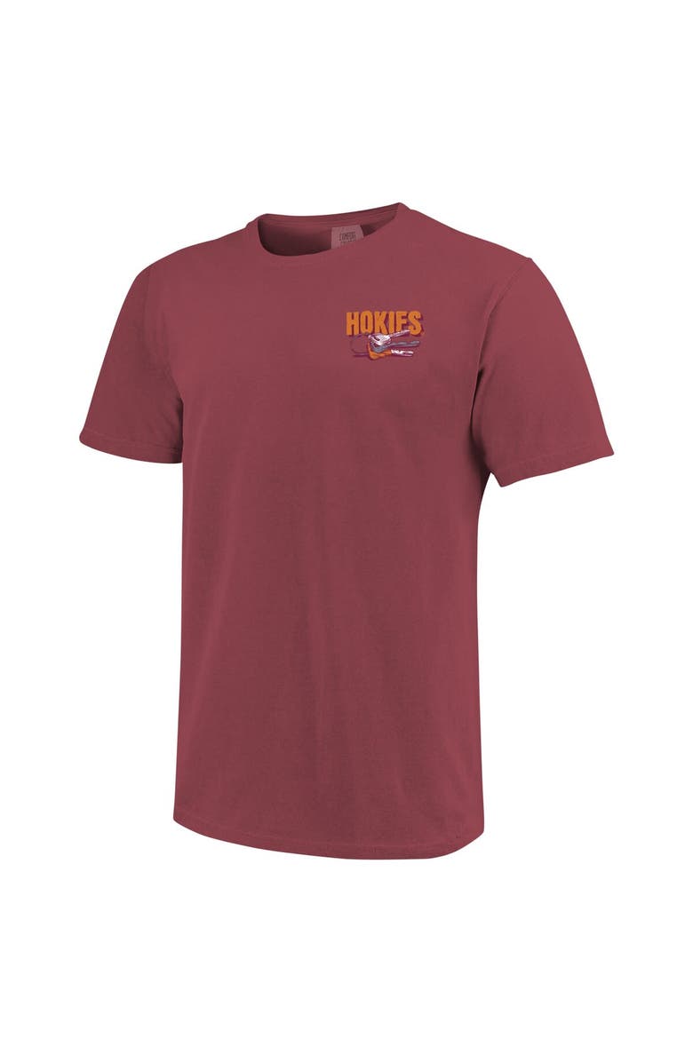 IMAGE ONE Unisex Maroon Virginia Tech Hokies Hyper Local Key Shaker T-Shirt, Alternate, color, 