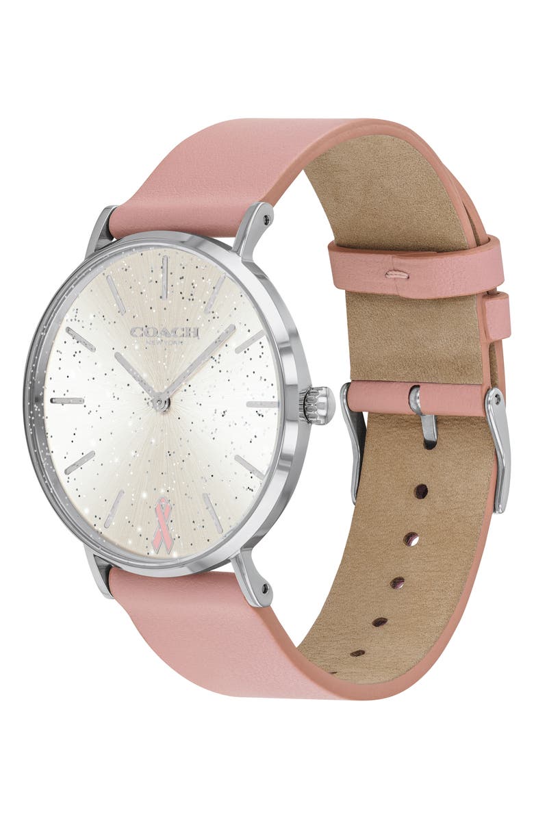 Coach Women\'s Perry Breast Cancer
Awareness Pink Leather Strap Watch 36mm COACH Perry Breast Cancer Awareness Leather Strap Watch  main image 3