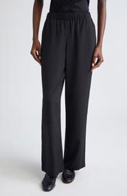 Lafayette 148 New York Perry Stretch Silk Crêpe de Chine Pants