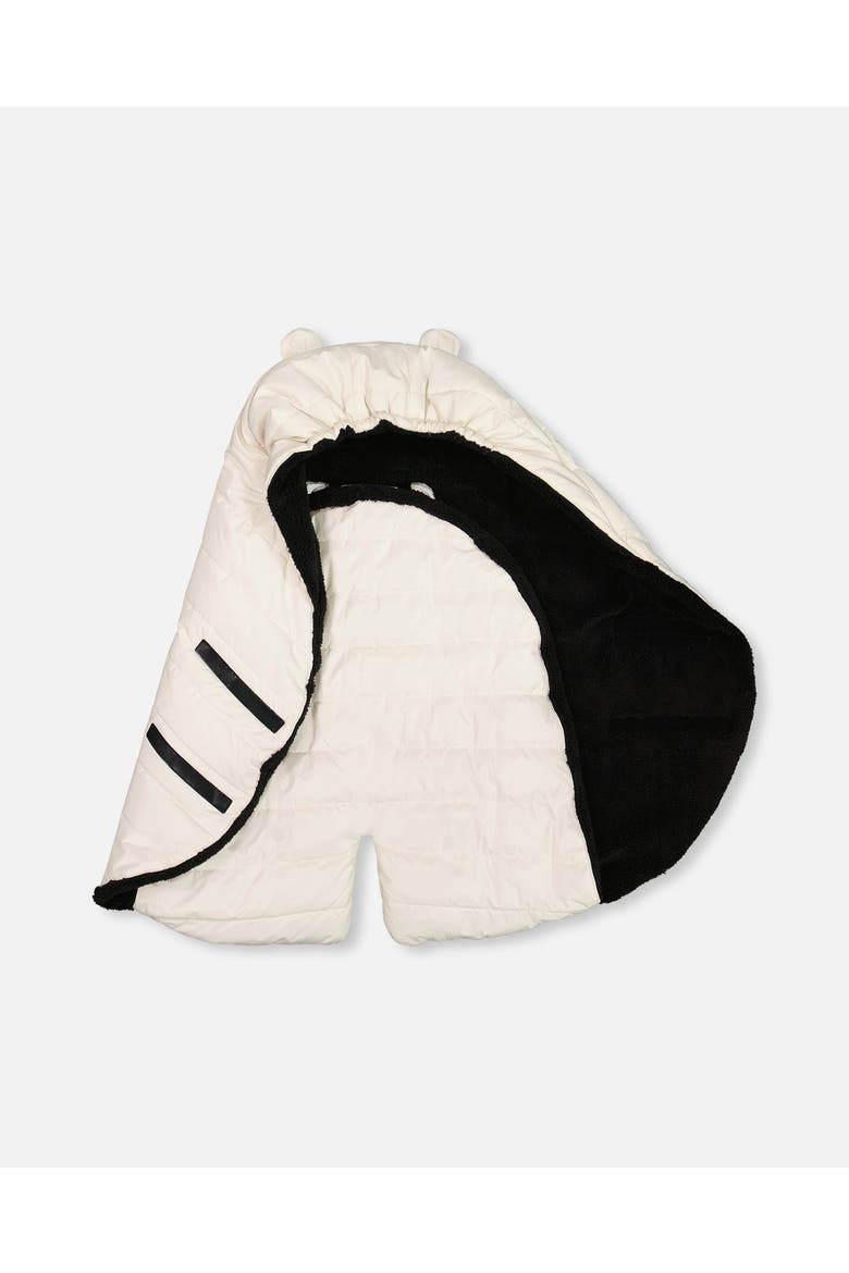 Gender Inclusive Snugly Wrap Designed for Car Seat and Stroller, Alternate, color, White Asparagus