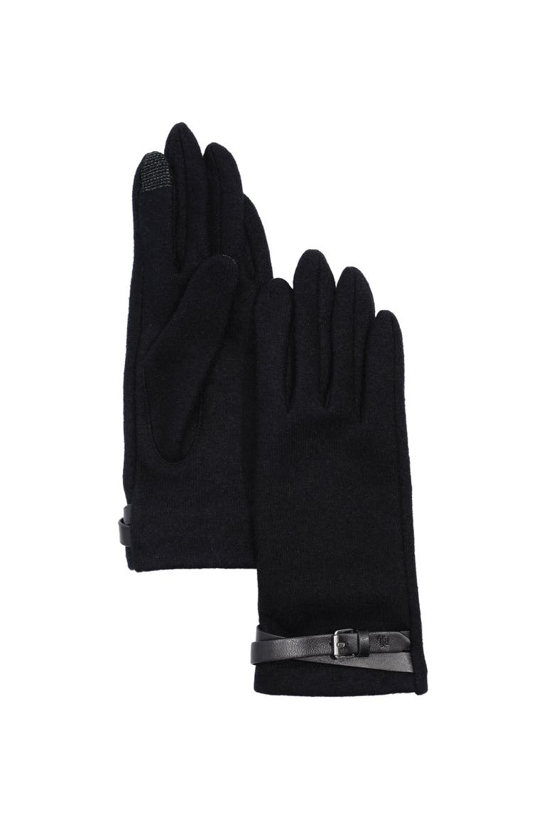 Criss Cross Belt Glove, Alternate, color, Black