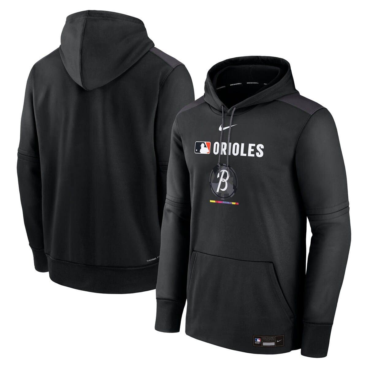 nike team authentic therma pullover hoodie