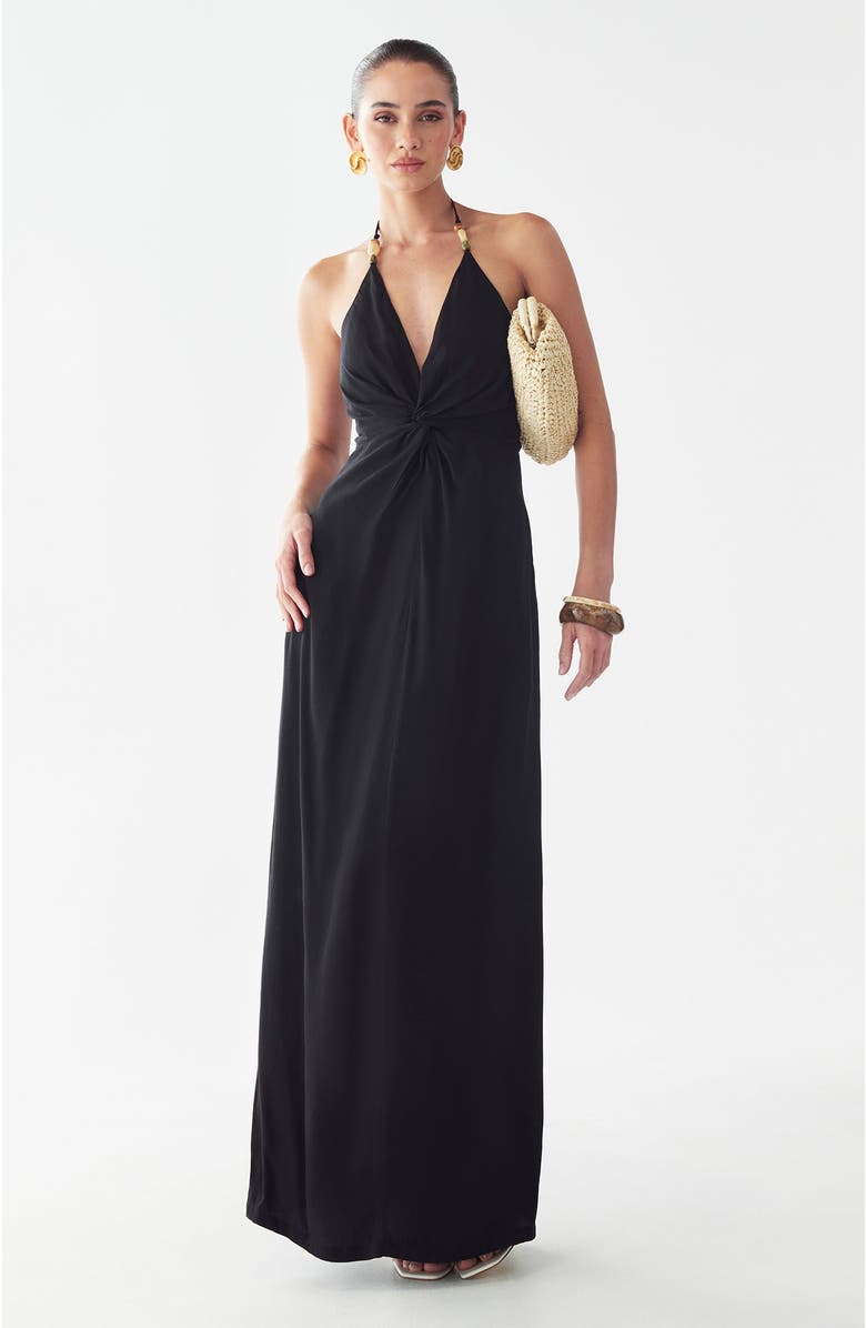 ST MRLO Alaia Dress, Alternate, color, Black