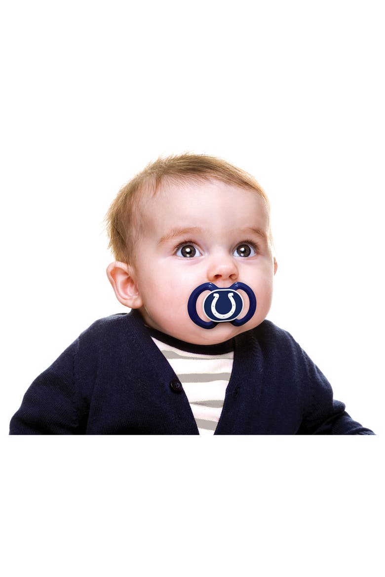 Indianapolis Colts Pacifier 2-Pack, Alternate, color, Multicolor