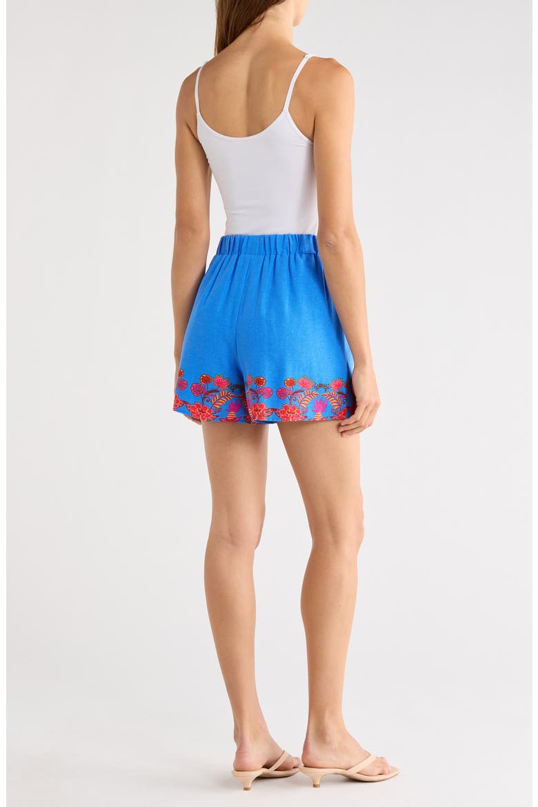 Jass High Waist Shorts, Alternate, color, BLUE-RED-MULTI