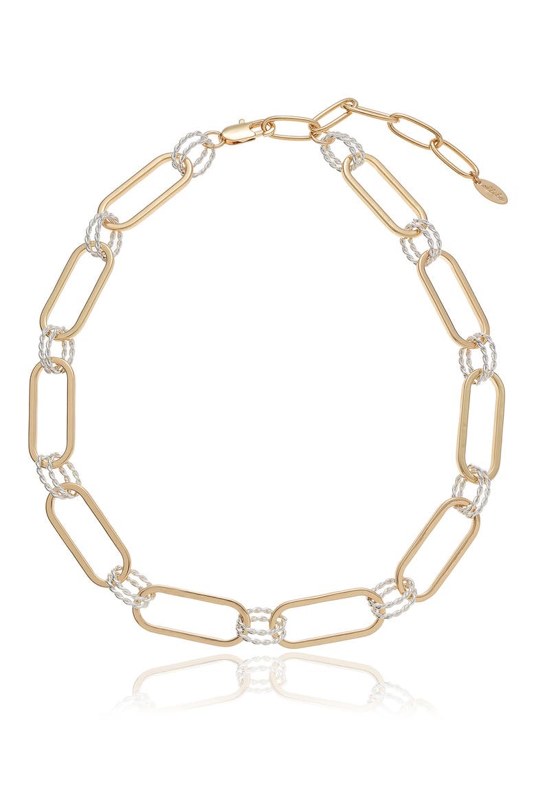Mixed Link Chain Necklace, Main, color, MIXED METAL