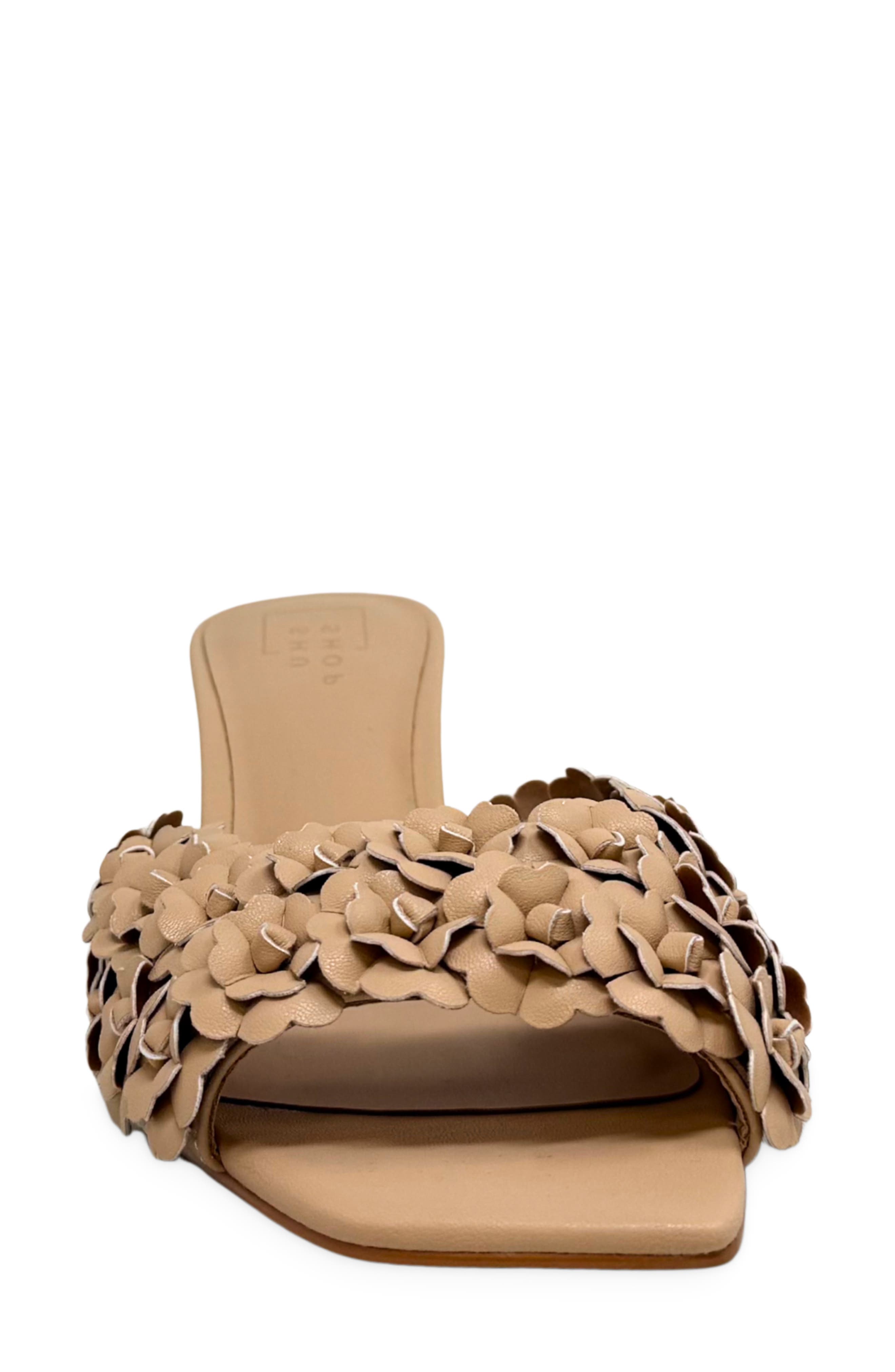 Elsa Slide Sandal, Alternate, color, NATURAL