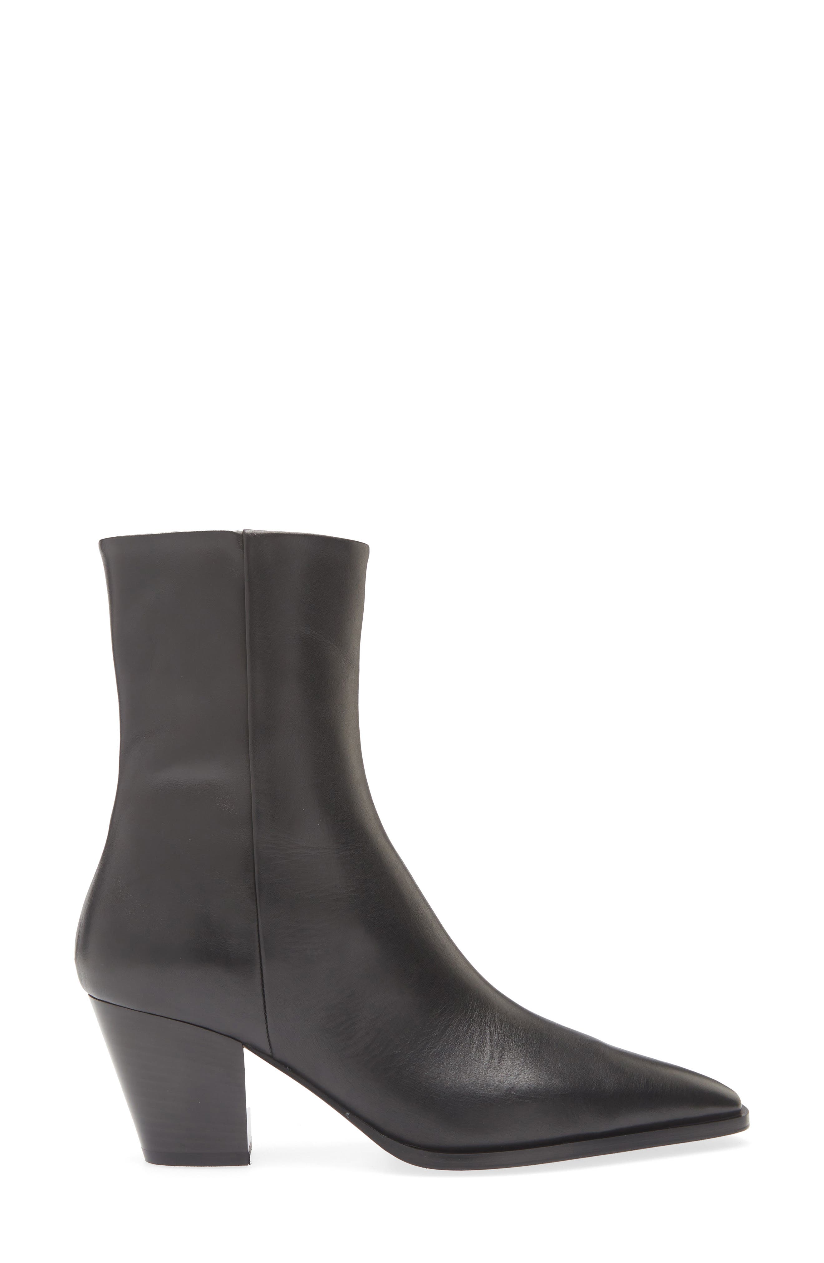 aeyde Hedvig Bootie, Alternate, color, Black