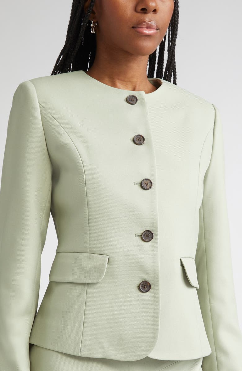 Sandy Liang Agnes Jacket, Alternate, color, Sage