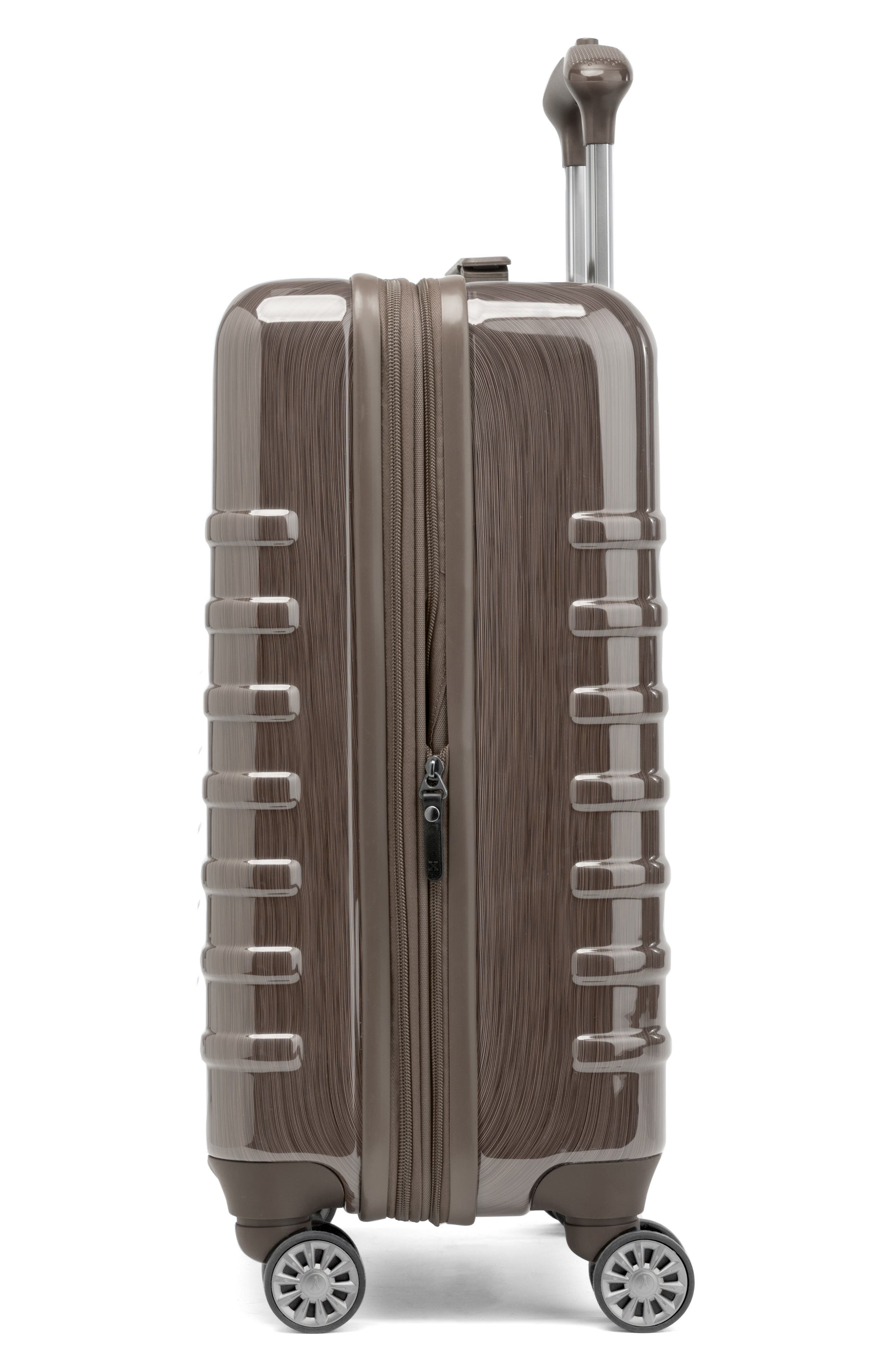 TRAVELPRO Rollmaster<sup>™</sup> Lite 2 20-Inch Expandable Carry-On Hardside Spinner Luggage, Alternate, color, Espresso Black Brushed